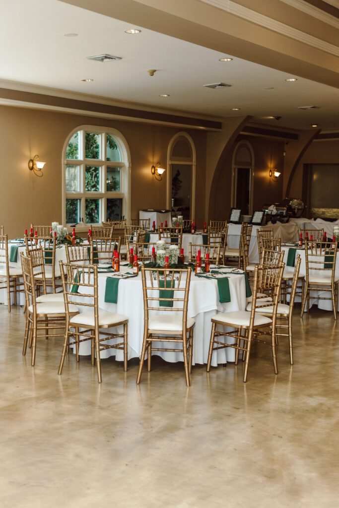 Reception Table Setup at Hudson Valley Wedding Venue