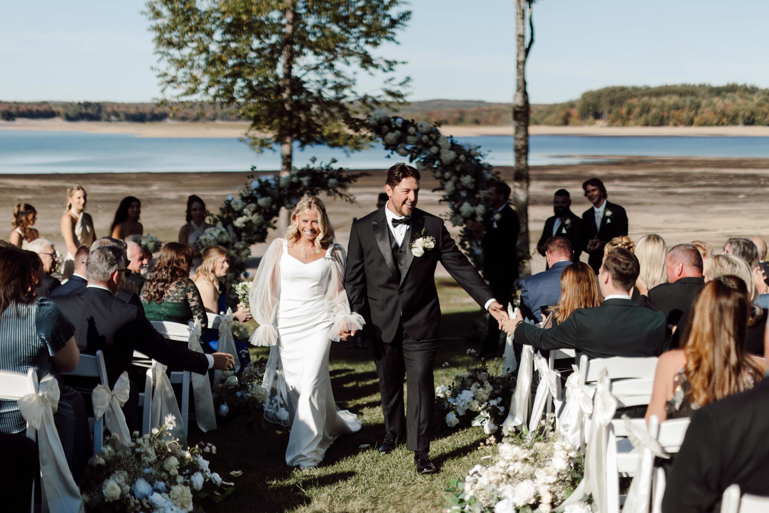 Ceremony Outdoor Wedding Photography in Upstate NY